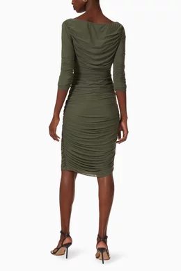tara mini dress green TARA MINI DRESS WHITSUNDAYS – Moon Child Fremantle main image 1