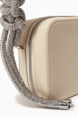 Buy Kara Neutral Cobra Camera Bag in Leather for Women Online Ounass Kuwait