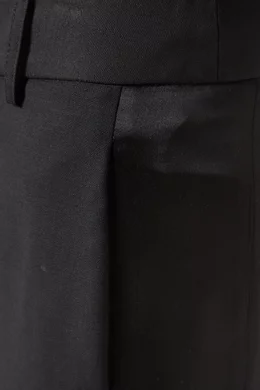 Buy TWP Black Jagger Tuxedo Tux Pants in Wool for Women Online