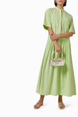 bondi born green dress Baltic Born Womens Marseille Embossed Maxi Dress | Green