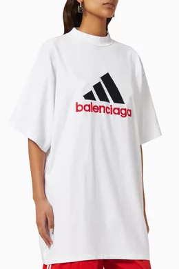 BALENCIAGA バレンシアガ adidasコラボ Tシャツ リバーシブル♪♪BALENCIAGA 偽物 Tシャツ バレンシアガ X adidas