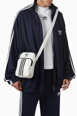 【BALENCIAGA】adidas Small Crossbody Messenger★関税送料込み Balenciaga X Adidas Small Crossbody Messenger Bag Black