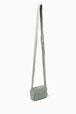 送関込み【BOTTEGA VENETA】Small Cassette Cross-Body Busket Buy Bottega Veneta Green Candy Cassette Mini Cross-body Bag