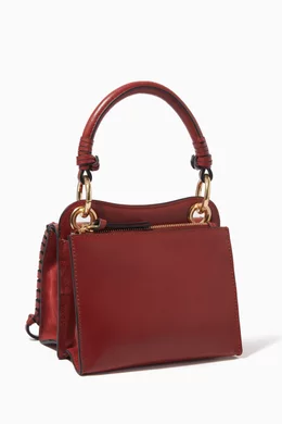 Buy See By Chloé Burgundy Mini Tilda Crossbody Bag in Smooth