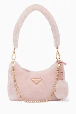 Pink prada shoulder bag shop