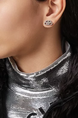 Small Balenciaga Stud Earrings BALENCIAGA XS BB Stud Earrings Holt