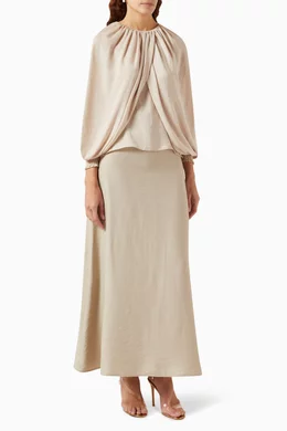 Jsong linen skirt sets online