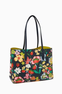 Buy Kate Spade New York Blue Large All Day Floral Tote Bag