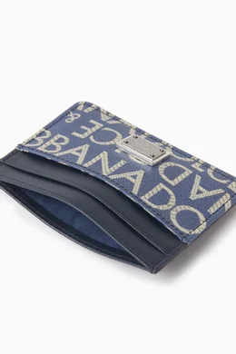 【送料&関税込】Dolce & Gabbana Logo Plaque Card Holder DOLCE AND GABBANA | Men's Logo Leather Plaque Card Holder