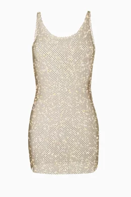 sheer rhinestone mini dress Chic Rhinestone Detail Plunging Neck Sheer Mesh Mini Dress – Faeriesty