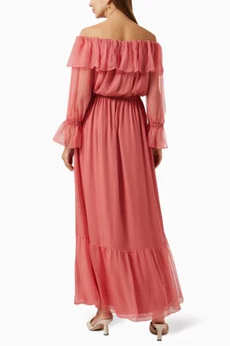 sachin and babi light blue dress Candice Pleated Airflow Mini Dress - Coral