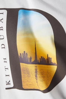Buy Kith White Dubai Oasis T shirt in Cotton for Men Online Ounass Kuwait