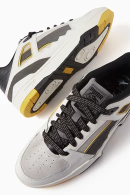 Buy Puma White x STAPLE Slipstream Sneakers in Suede Leather for