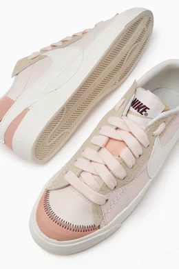 Buy Nike Pink Blazer Low '77 Jumbo Sneakers for Women Online