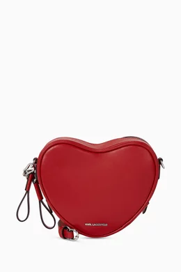 Heart Bag Marc Jacobs Red Crossbody Buy KARL LAGERFELD Red K - Main Image