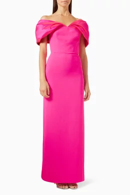 Buy Solace London Pink Dakota Maxi Dress for Women Online | Ounass Kuwait