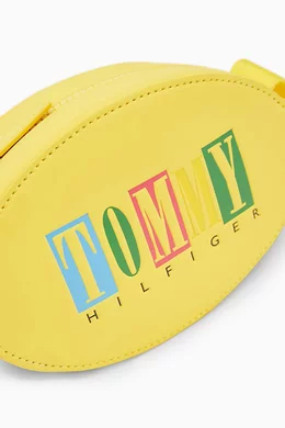 Buy Tommy Hilfiger Yellow Tommy Pop Crossbody Bag in Faux Leather
