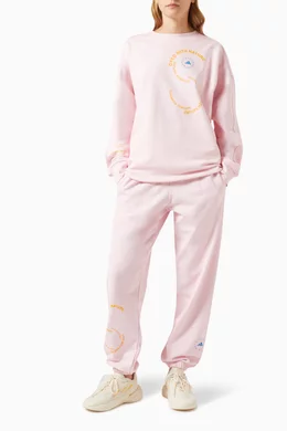 Buy adidas Pink x Stella McCartney Logo-print Track Pants in