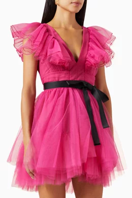 Pinko tulle dress clearance