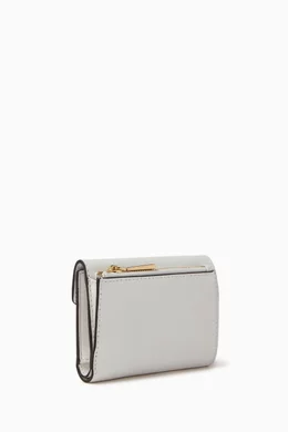 Buy Michael Kors White Greenwich Medium Tri-fold Envelope Wallet
