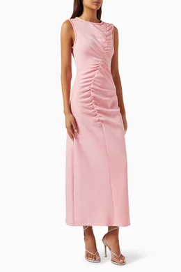 【関税込み】WYNN HAMLYN ピンク Linda マキシドレス Wynn Hamlyn dresses for Women | SSENSE