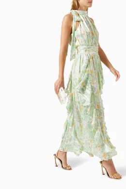 knee length dresses for ladies NicoBlu® Bexley Necklace in Mediterranean Blues main image 1