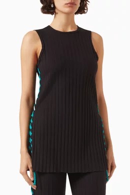 Buy Simon Miller Black Aukai Tunic Top in Stretch Cotton-jersey