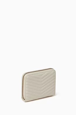 Buy PINKO Neutral Taylor Zip-around Wallet in Chevron
