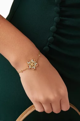 Buy Damas Yellow Farfasha Bloom Bracelet in 18kt Gold for Women - Main Image