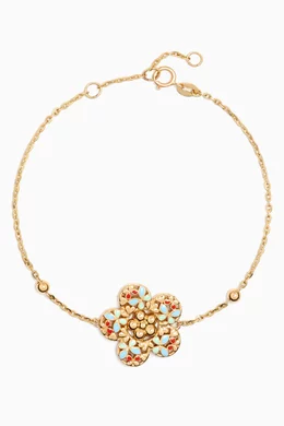 Buy Damas Yellow Farfasha Bloom Bracelet in 18kt Gold for Women
