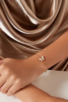 Buy Damas Rose Gold Farfasha Petali del Mare Butterfly Amethyst