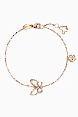 Buy Damas Rose Gold Farfasha Petali del Mare Butterfly Amethyst