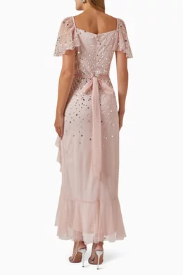 Midi Dress Amelia Rose Embellished Dress Amelia Rose Embellished