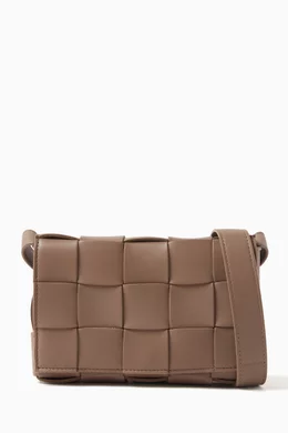 Buy Bottega Veneta Grey Small Cassette Cross-body Bag in