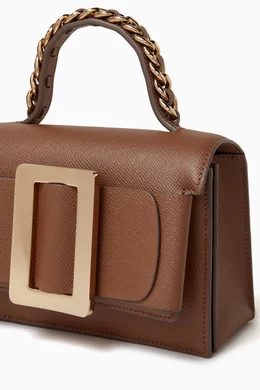 Buy BOYY Brown Mini Fred 19 Crossbody Bag in Calfskin leather for Women Online Ounass Kuwait
