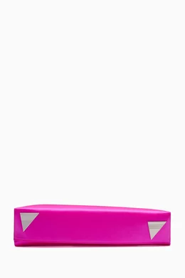 【関税込み】THE ATTICO MAXI CLUTCH ''LONG NIGHT'' PINK Buy The Attico Pink Long Night Maxi Clutch in Satin for