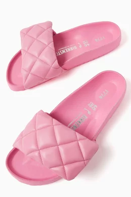 【関税&送料込】Birkenstock 1774 Pink Leather Sylt Padded Sl 1774 III Sylt Leather Azalea Pink | BIRKENSTOCK