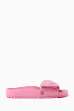 Buy BIRKENSTOCK 1774 Pink Sylt Slides in Padded Leather for