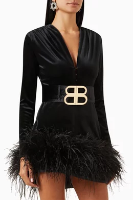 Buy Bronx and Banco Black Fiora Mini Dress in Viscose blend for Women Online Ounass Kuwait