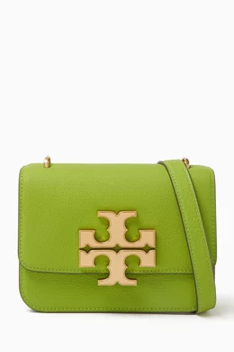 Buy Tory Burch Green Small Eleanor Convertible Shoulder Bag in