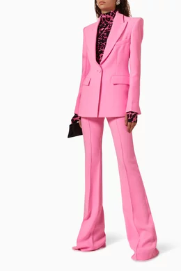 【ALEX PERRY】neon double-breasted stretch-crepe ブレザー Alex Perry Landon Neon Double-breasted Stretch-crepe Blazer