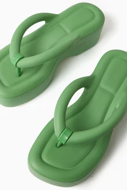 Melissa Lime Green Flip Flops Melissa Shoes Melissa Wind Sandal In