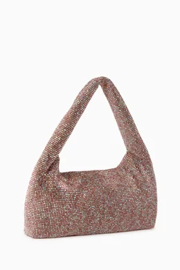 Kara Crystal Kara Mini Bag Kara Bag With Crystals In Grey Lyst UK