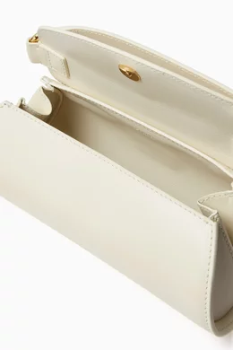 Buy Jil Sander Neutral Cannolo Mini Top-handle Bag in Leather for