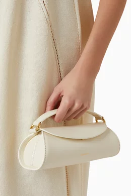 VIP【関税送料無料】希少 Jil Sander Leather Cannolo Mini Bag Jil Sander Cannolo Mini Crossbody Bag | italist