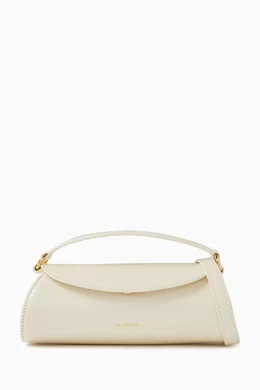 Buy Jil Sander Neutral Cannolo Mini Top-handle Bag in Leather for 