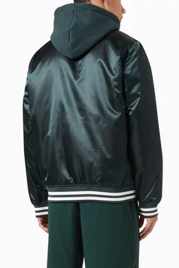 Buy Kith Green Gorman Jacket in Satin for Men Online | Ounass Kuwait