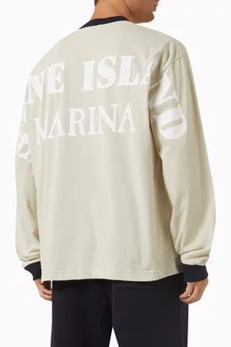 Buy Stone Island Neutral Logo Marina T-shirt in Cotton Jersey for