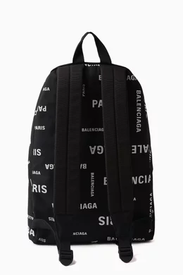 Balenciaga logo backpack clearance