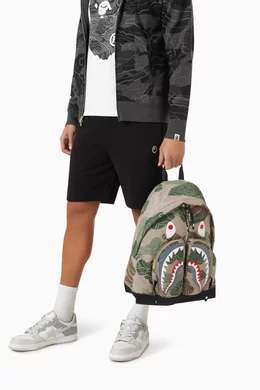 Buy A Bathing Ape Neutral Camo Shark Backpack for Men Online